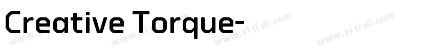 Creative Torque字体转换